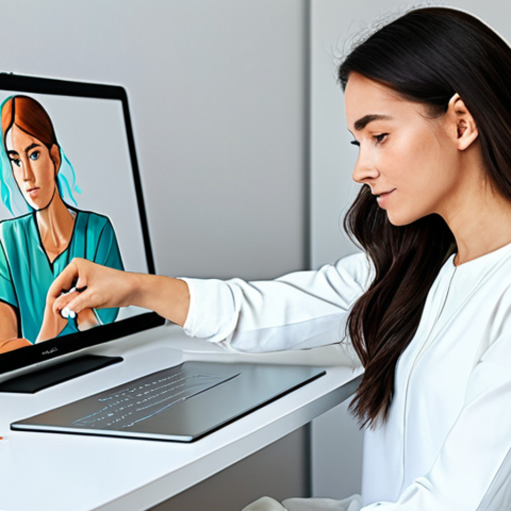 **

"A professional graphic designer in a modern, minimalist studio, fully clothed in stylish, modest attire, working on a digital painting on a Wacom tablet. The studio features clean lines, natural light, and a calming color palette. She has a focused and professional expression. Perfect anatomy, correct proportions, well-formed hands, proper finger count, natural pose. Safe for work, appropriate content, professional, family-friendly, high resolution, professional photography."

**