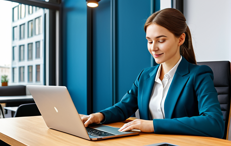 **

"A successful businesswoman in a stylish, yet modest, business suit, working on a laptop at a bright, modern co-working space in Moscow, fully clothed, appropriate attire, safe for work, perfect anatomy, natural proportions, professional digital illustration, high quality, corporate setting, friendly and professional atmosphere."

**