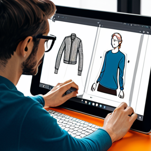 Home 24 "A character designer artist, fully clothed in a casual and comfortable outfit, working on a digital art piece on a large screen tablet, surrounded by sketches and design books in a bright, modern studio. Professional, appropriate content, safe for work, perfect anatomy, natural proportions, well-formed hands."