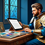 캐릭터디자이너가 알아야 할 심리적 트렌드 - Color Psychology in Character Design**

"A digital art illustration showcasing a character designer ...