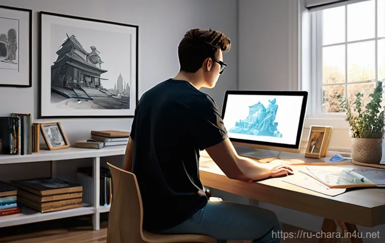 캐릭터디자인 자격증 학습을 위한 무료 자료 활용 - **Prompt:** A focused young character designer, approximately 20-24 years old, sitting in a warmly l... 캐릭터디자인 자격증 학습을 위한 무료 자료 활용 - **Prompt:** A focused young character designer, approximately 20-24 years old, sitting in a warmly l...