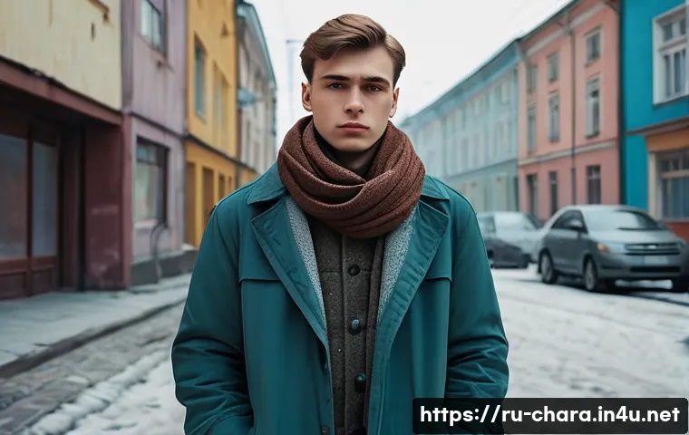 캐릭터디자인 직무의 도전 과제와 해결 사례 - A psychologically complex male character from a post-Soviet urban environment, wearing modest but di...